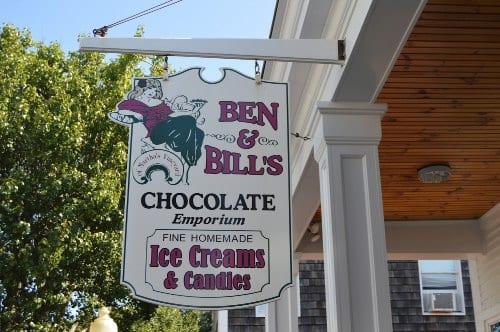 Ben and Bills Chocolate Emporium - What to do on Martha's Vineyard for First-timers