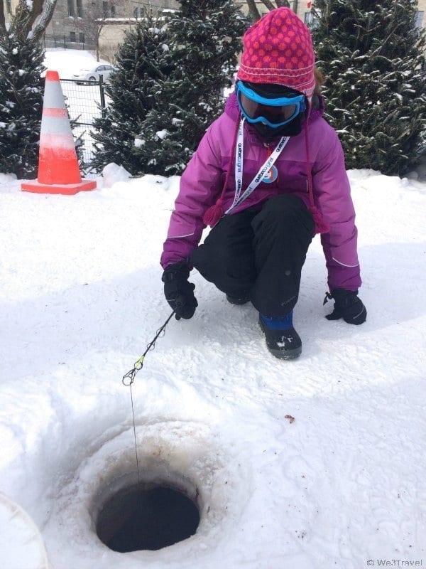 10 Reasons to visit the Quebec Winter Carnival --#4 Ice fishing (trust me, it is easy!)