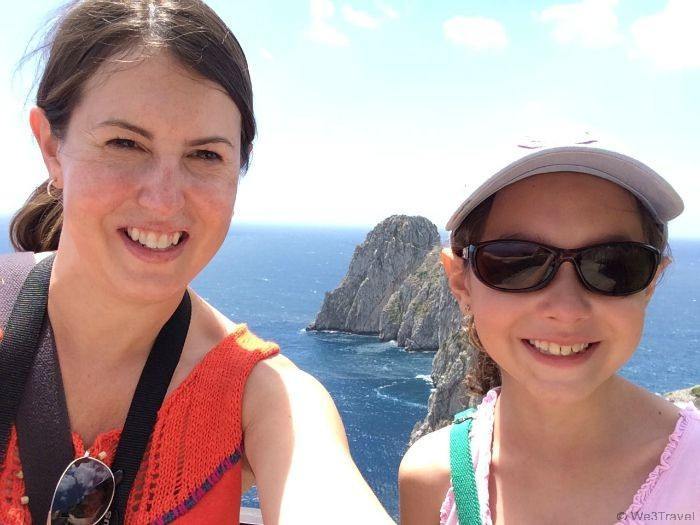 A hike to the Natural Arch in Capri Italy includes views of the arch, the Faraglioni rocks and a stop at the Grotto di Matermania.