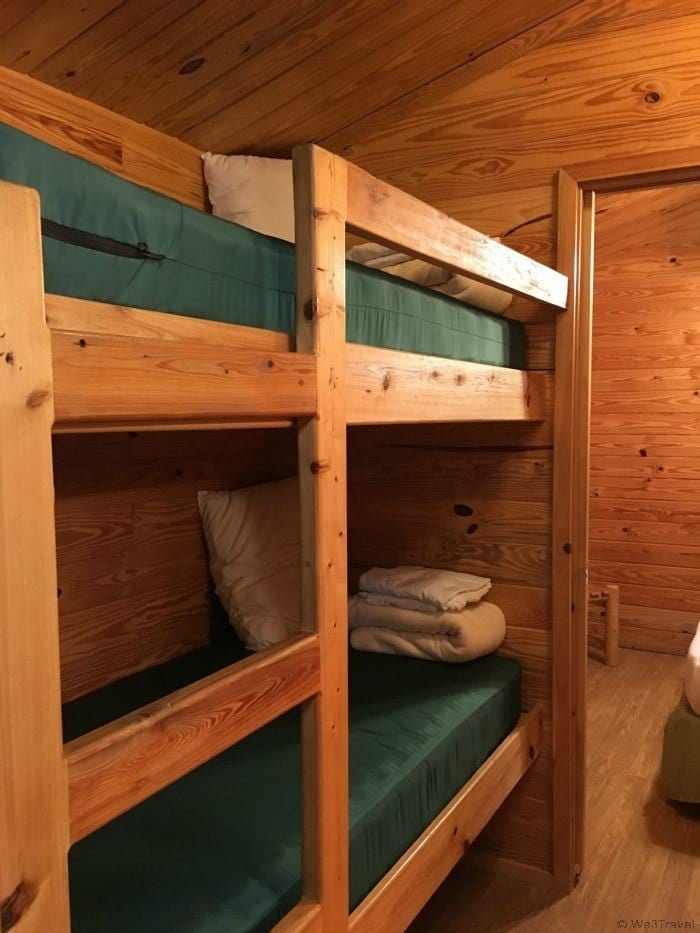 KOA Deluxe cabin Bunkbeds