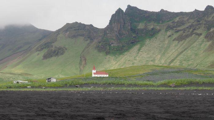 Classic Iceland architecture in Vik