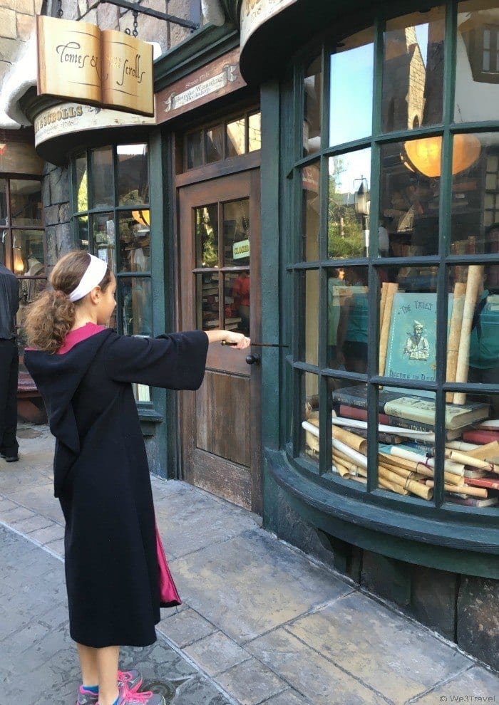 Casting spells in Hogsmeade