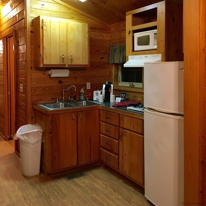 Kitchen in KOA cabin