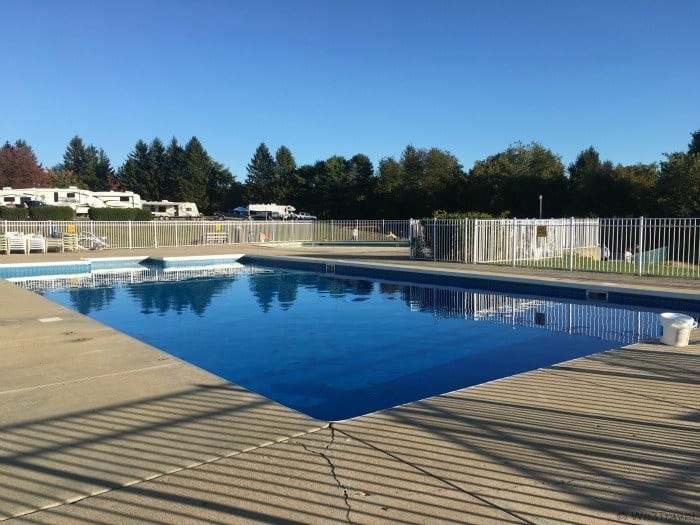 Pool at KOA Mystic