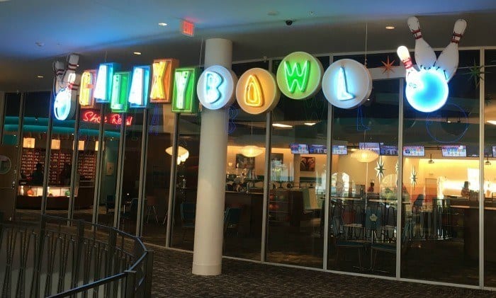 Galaxy Bowl at the Cabana Bay Resort