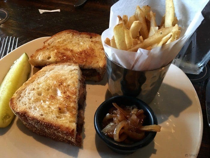 Black Powder short rib grilled cheese