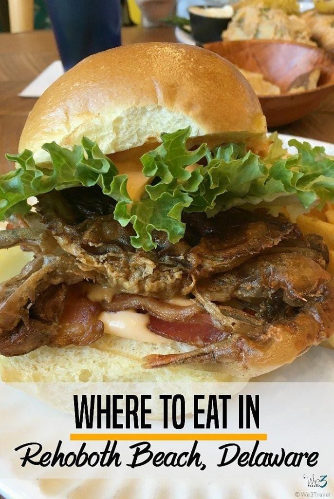 Where to eat in Rehoboth Beach Delaware -- great family-friendly options for breakfast, lunch and dinner in Rehoboth Beach, Bethany Beach and Lewes in Delaware