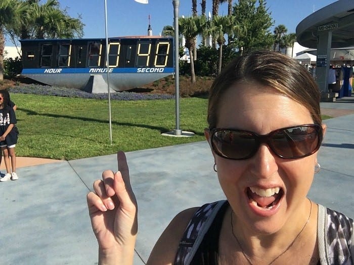 Kennedy Space Center launch countdown timer