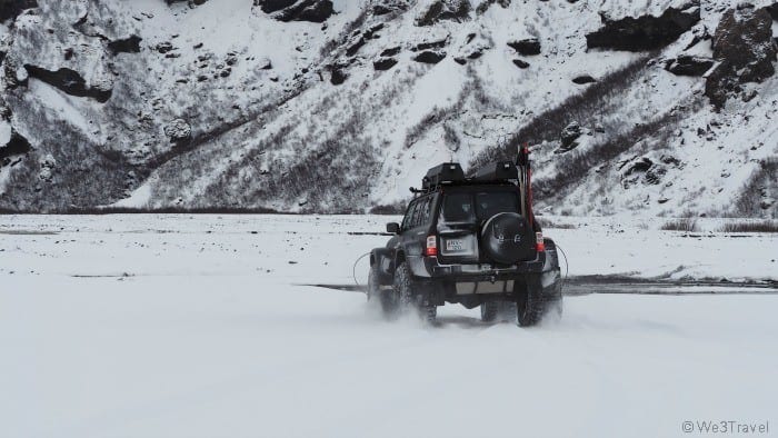 Super jeep tour in Iceland winter