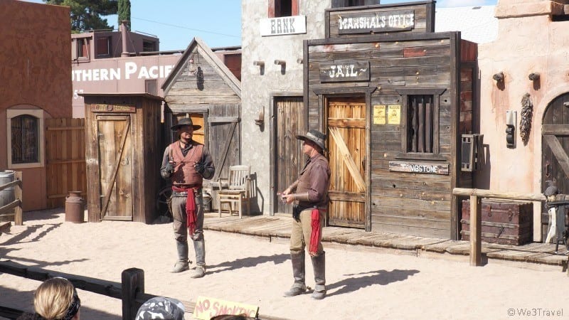 Old Tombstone gunfight show
