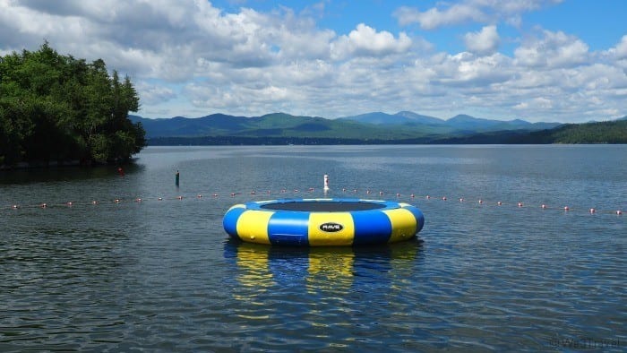 Basin Harbor trampoline