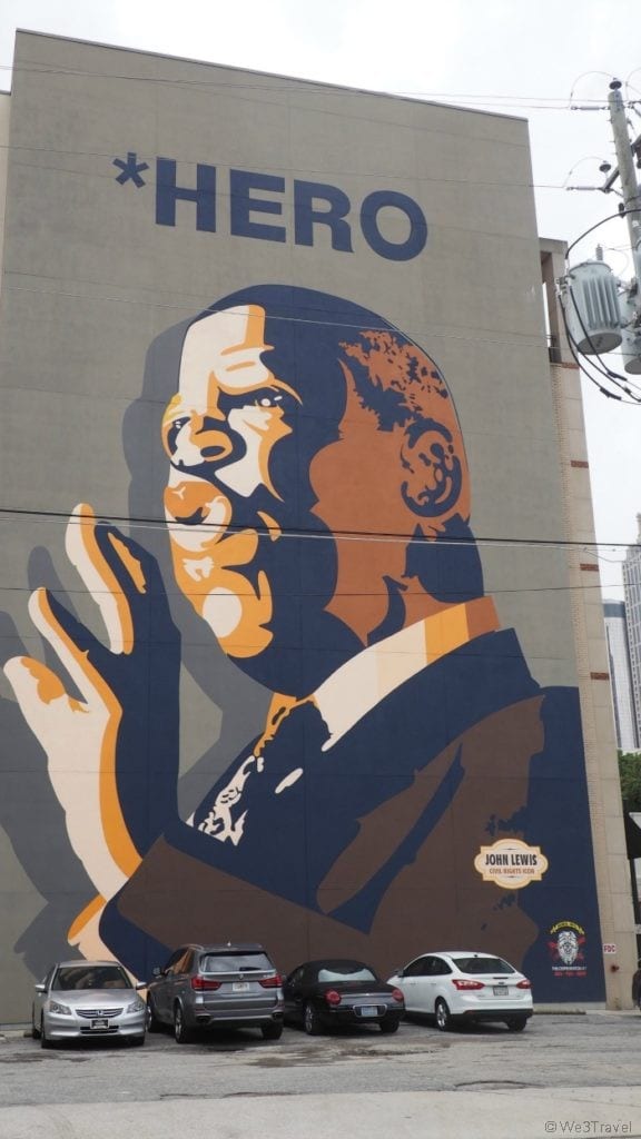 John Lewis mural in Atlanta