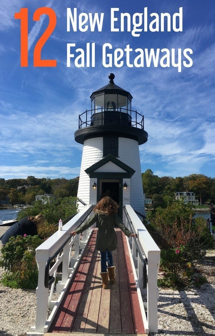 Fall weekend getaways for family vacations in New England