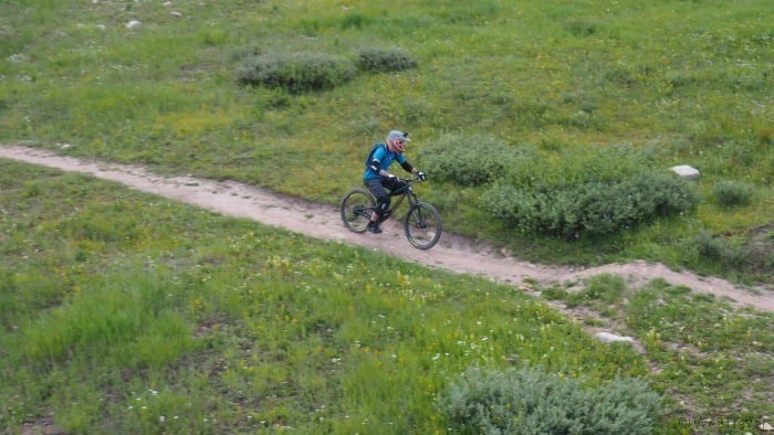 Mountain biking at Copper Mountain