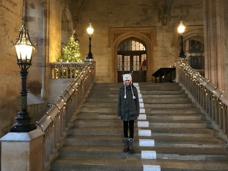 staircase at Christchurch college