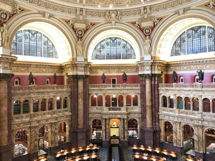 Library of Congress reading room