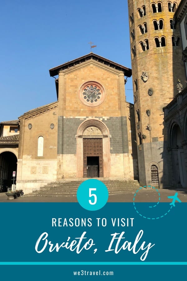 5 reasons to visit Orvieto Italy in Umbria on your way from Rome to Tuscany #umbria #orvieto #italy #travel