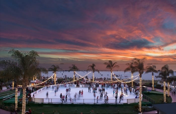 Hotel del Coronado ice skating rink