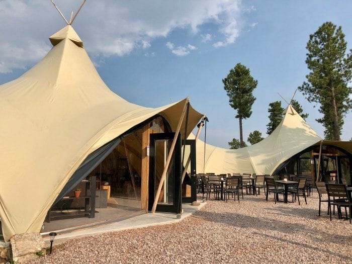 Under Canvas Mount Rushmore main tent