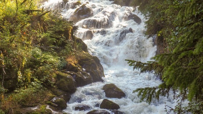 Denver valley waterfall