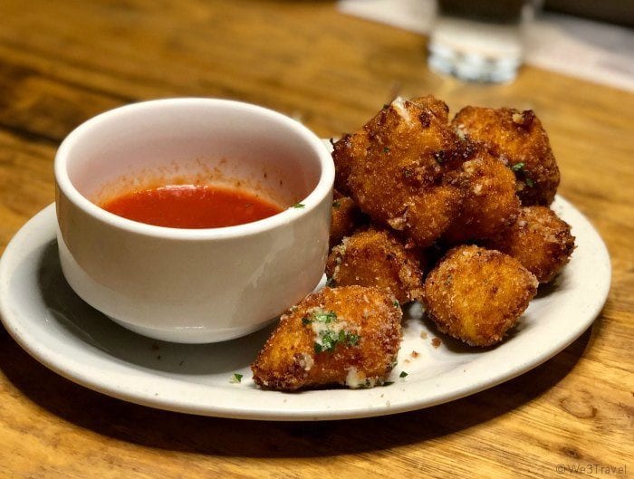 Oven and Tap fried mozzarella