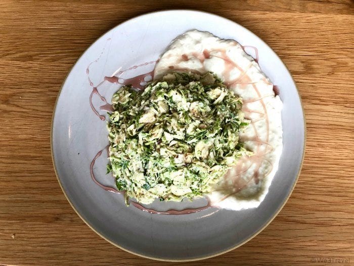 Preacher's Son brussels sprouts salad