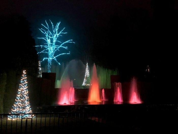 Longwood Gardens fountains