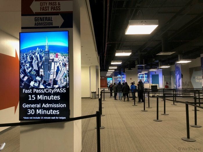 Skydeck Chicago Fast Pass Lane