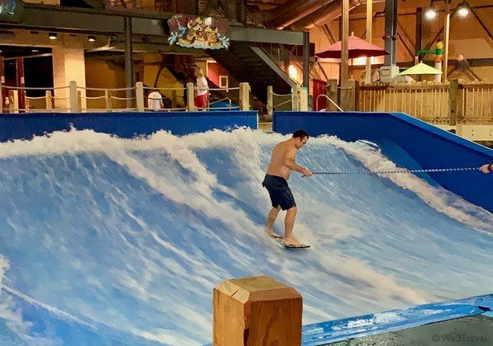 Silver Rapids water park Flowrider