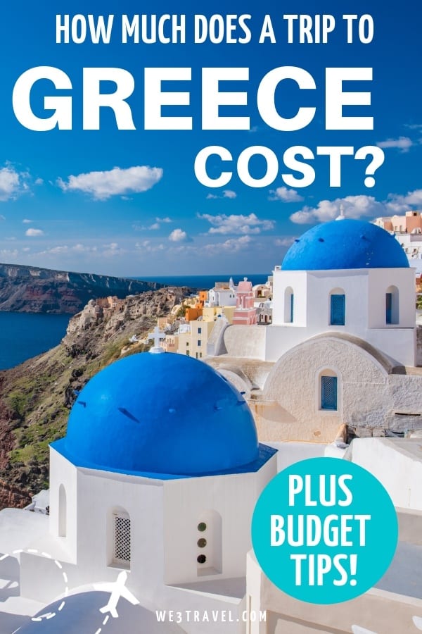 Build your Greece travel budget including visiting Athens and the Greek Islands of Santorini, Mykonos, and Crete, along with tips on how to save money. #greece #budgettravel #athens #mykonos #santorini
