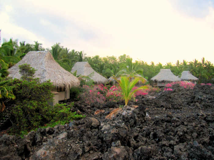Hales at the Kona Village Resort on the Big Island of Hawaii

