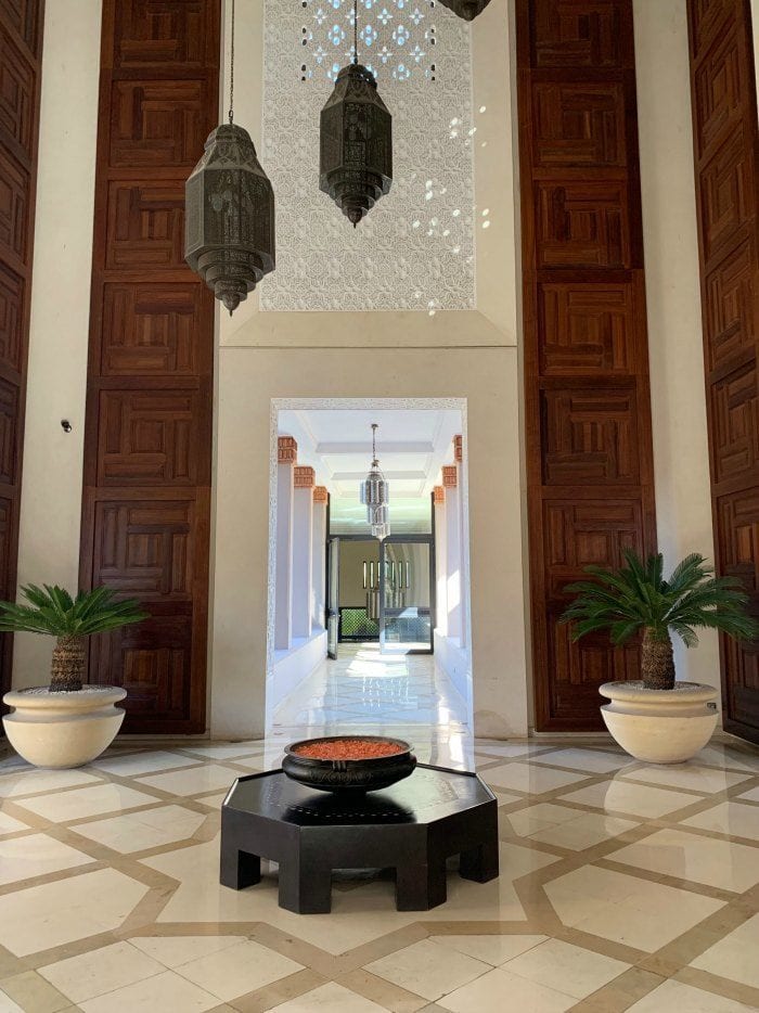 Four Seasons Marrakech lobby