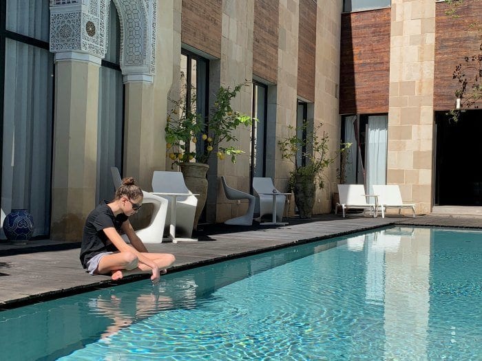 Riad Fes pool