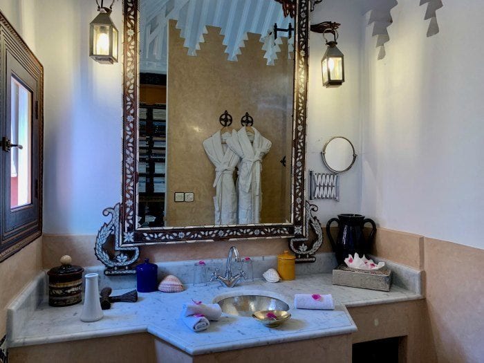 Riad Kaiss suite bathroom