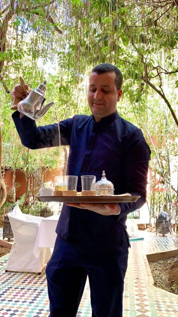 Riad Kaiss welcome tea