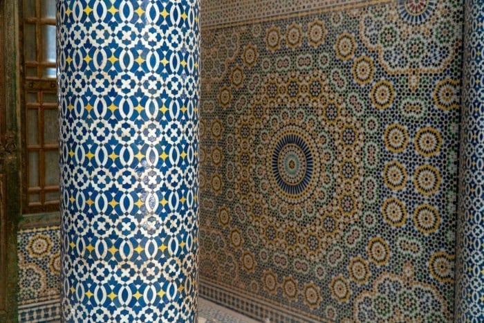 Mosaic work in Telouet