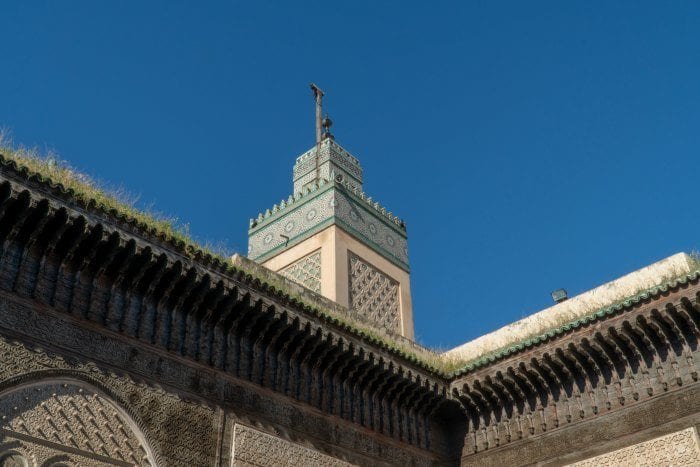 Minaret at Bou Inania Madrasa