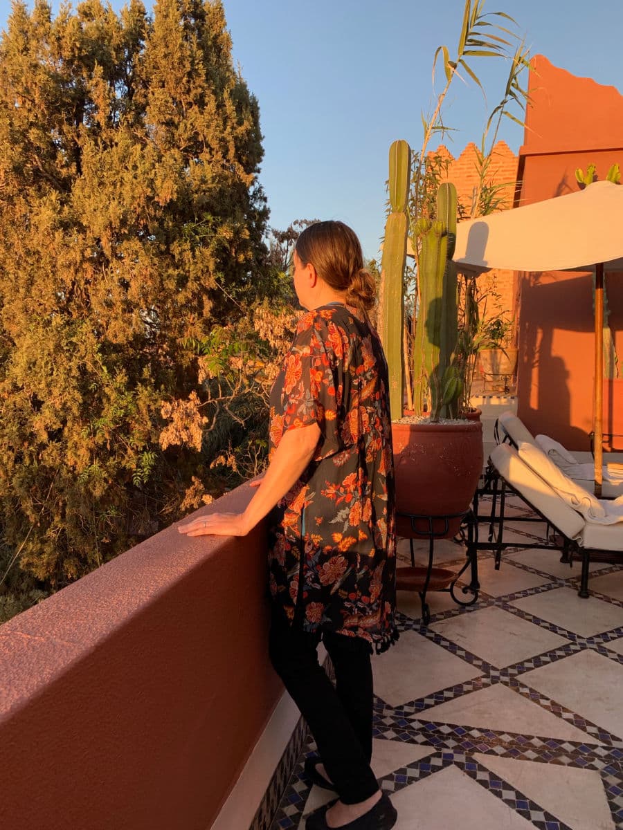 Tamara at Riad in Marrakech