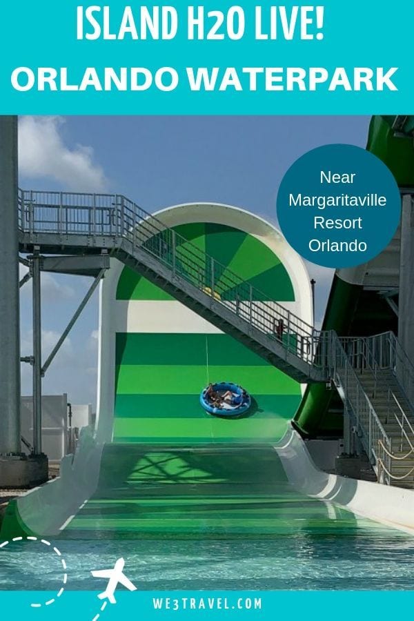 Island H20 Live Margaritaville water park in Kissimmee Florida near Orlando and Disney.