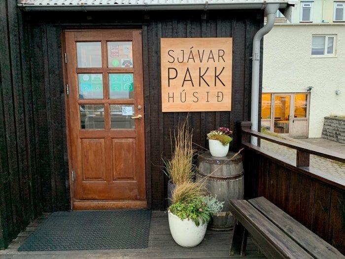 Seafood restaurant in Stykkishólmur Sjavarpakkhusid