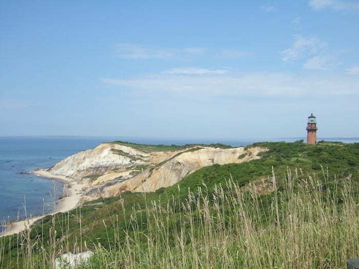 Clay cliffs at Aquinnah