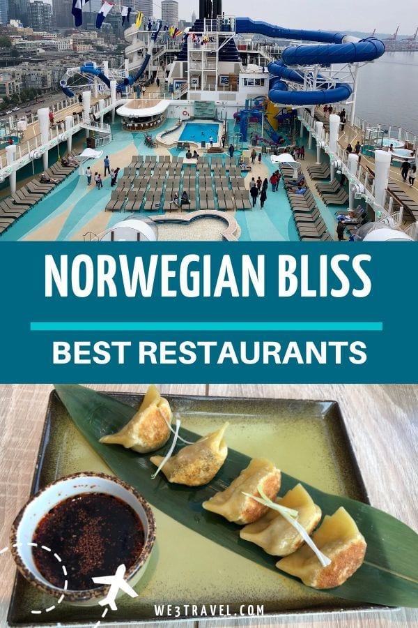 Best restaurants on the Norwegian Bliss cruise ship