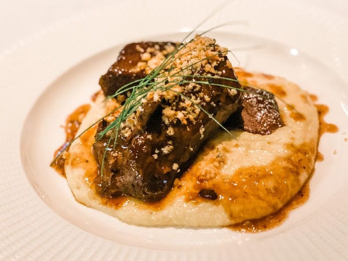 Short rib and polenta at Sea Salt naples FL