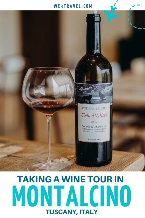 Montalcino wine tour in Tuscany Italy