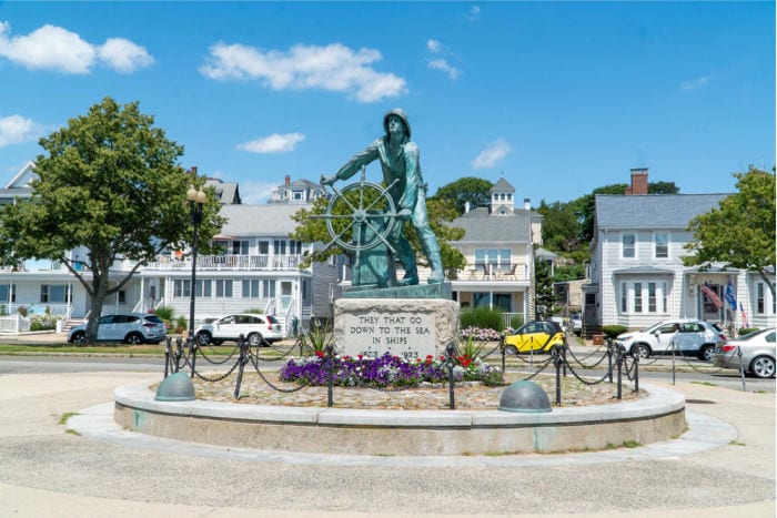 Fishermen Memorial in Gloucester MA