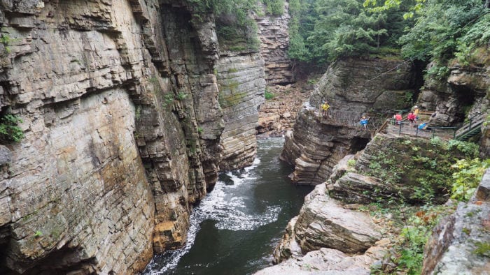 Ausable Chasm suspension bridge