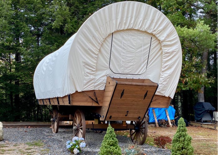 KOA Conestoga Wagon camping site