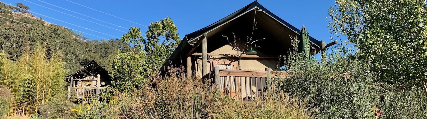 Safari west glamping tents