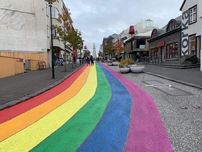Skólavörðustígur Street in Reykjavik