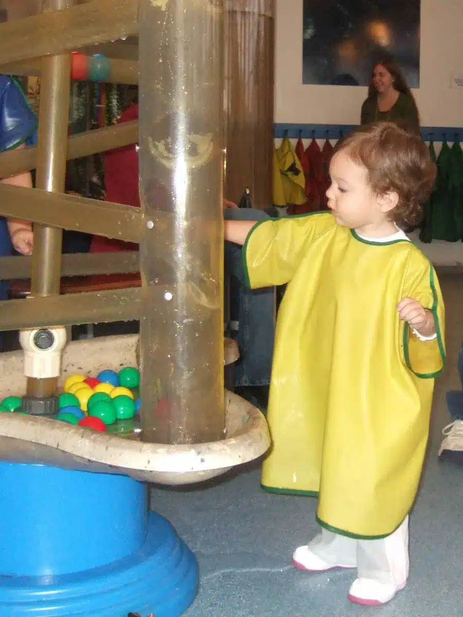 Toddler at Providence Children's Museum